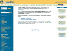 Tablet Screenshot of linuxia.de